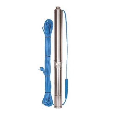 Насос скважинный Aquario ASP3E-50-75 встр.конд (каб 35м) 1200 Вт, H 62, Д-1 1/4, Q=95 л/мин Акварио